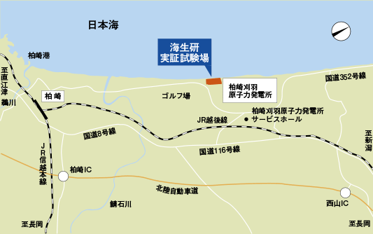 実証試験場地図